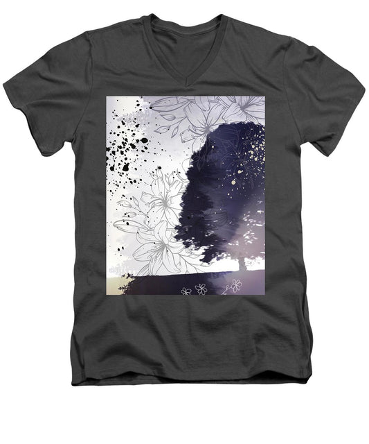 Outdoor Splatter - Men's V-Neck T-Shirt