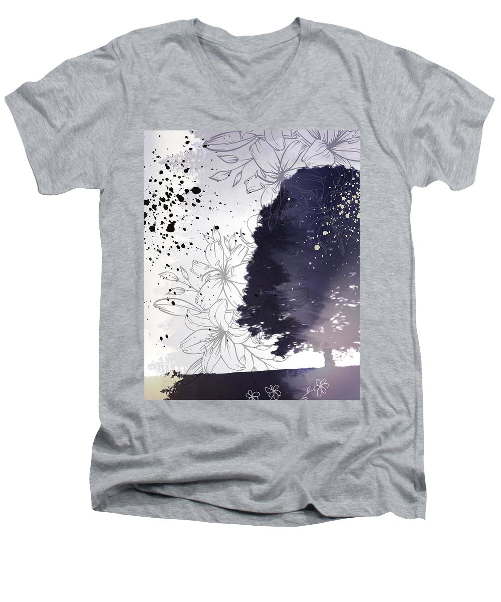 Outdoor Splatter - Men's V-Neck T-Shirt