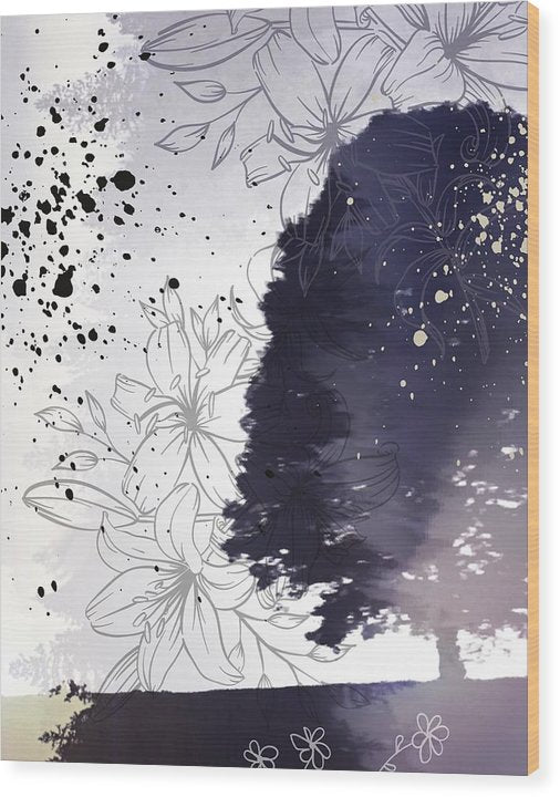 Outdoor Splatter - Wood Print