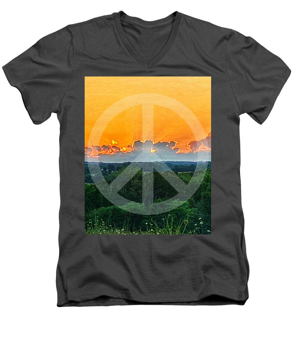 Peace on Earth  - Men's V-Neck T-Shirt