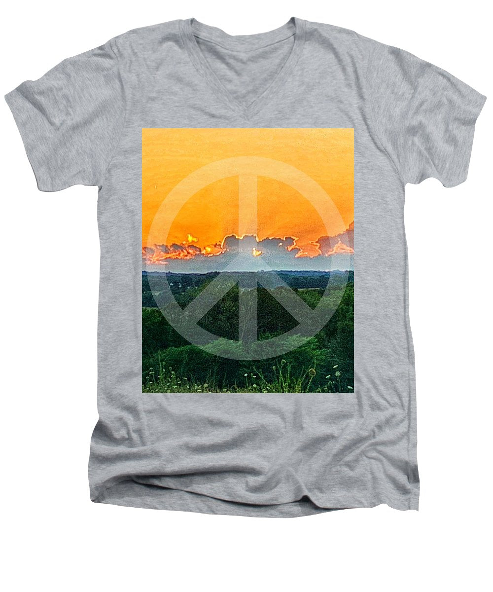 Peace on Earth  - Men's V-Neck T-Shirt