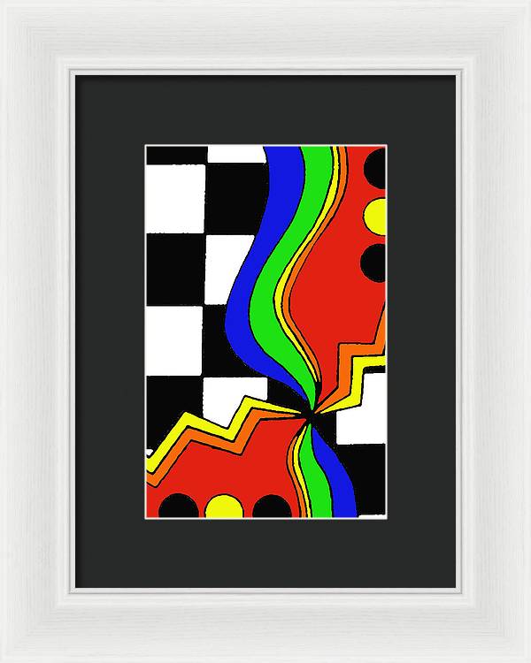 Retro Waves - Framed Print