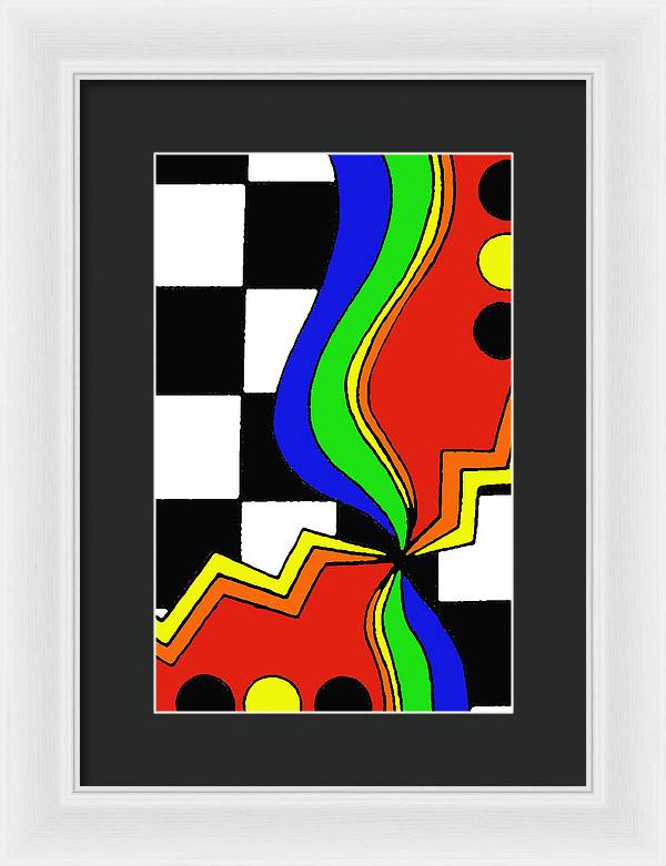 Retro Waves - Framed Print