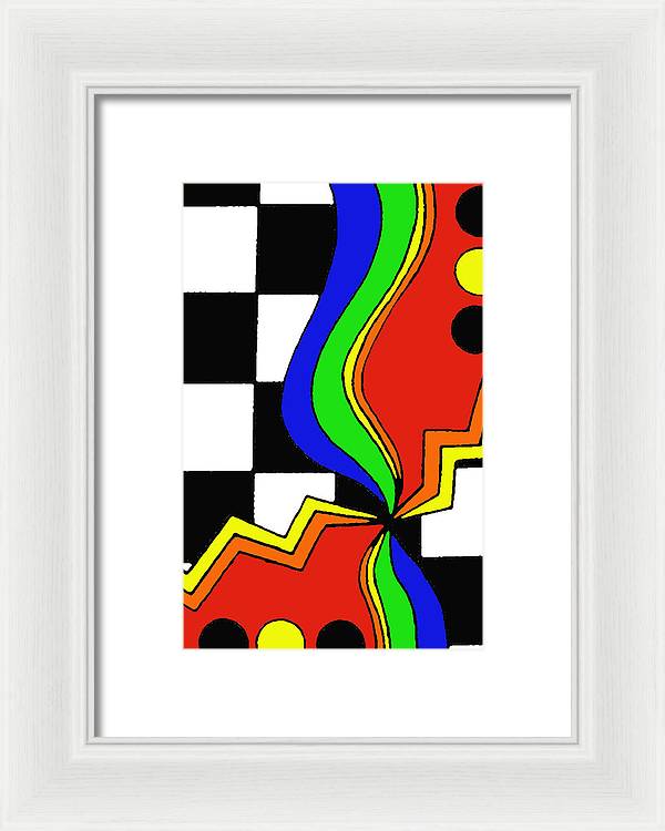 Retro Waves - Framed Print