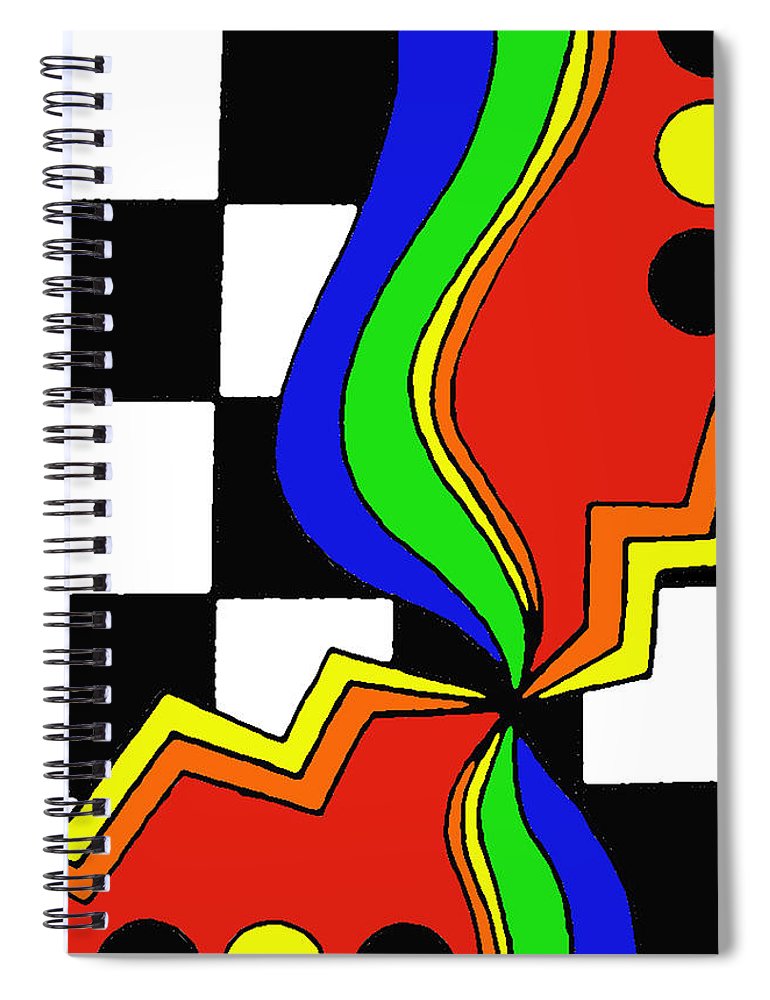 Retro Waves - Spiral Notebook