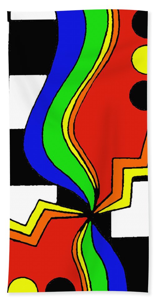 Retro Waves - Beach Towel