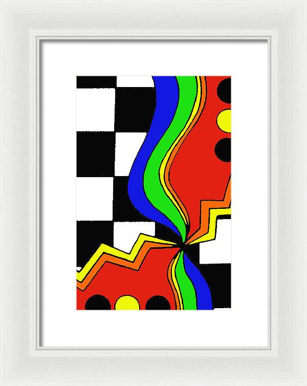 Retro Waves - Framed Print