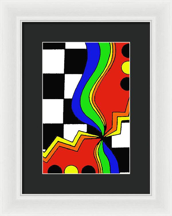 Retro Waves - Framed Print