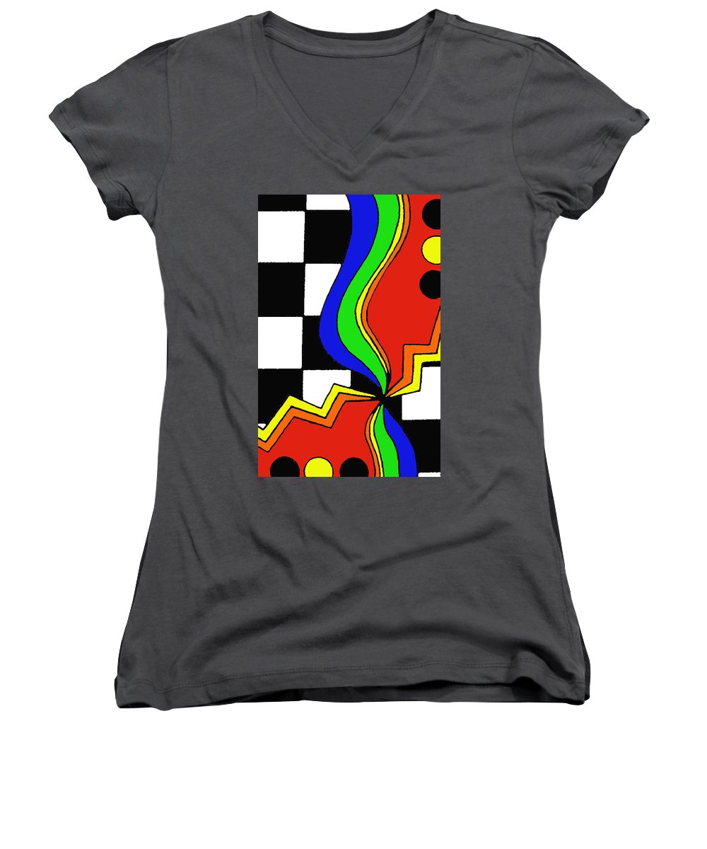 Retro Waves - Women's V-Neck