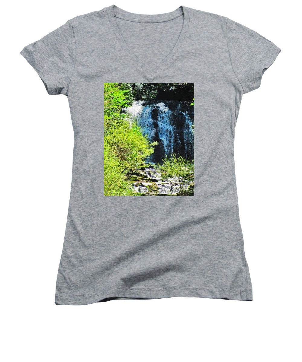 Roaring Fork Waterfall - Women's V-Neck