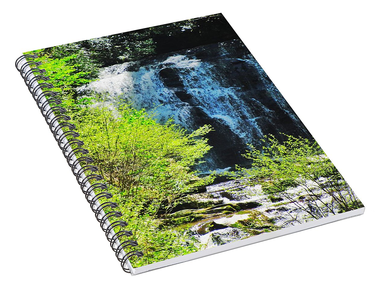 Roaring Fork Waterfall - Spiral Notebook