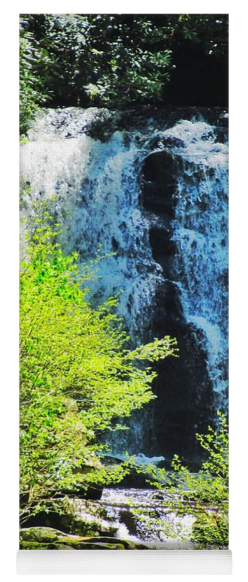 Roaring Fork Waterfall - Yoga Mat