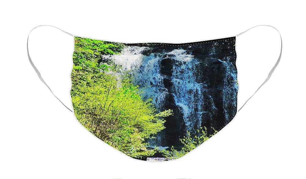 Roaring Fork Waterfall - Face Mask