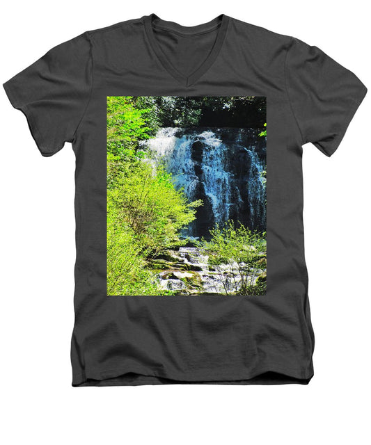 Roaring Fork Waterfall - Men's V-Neck T-Shirt