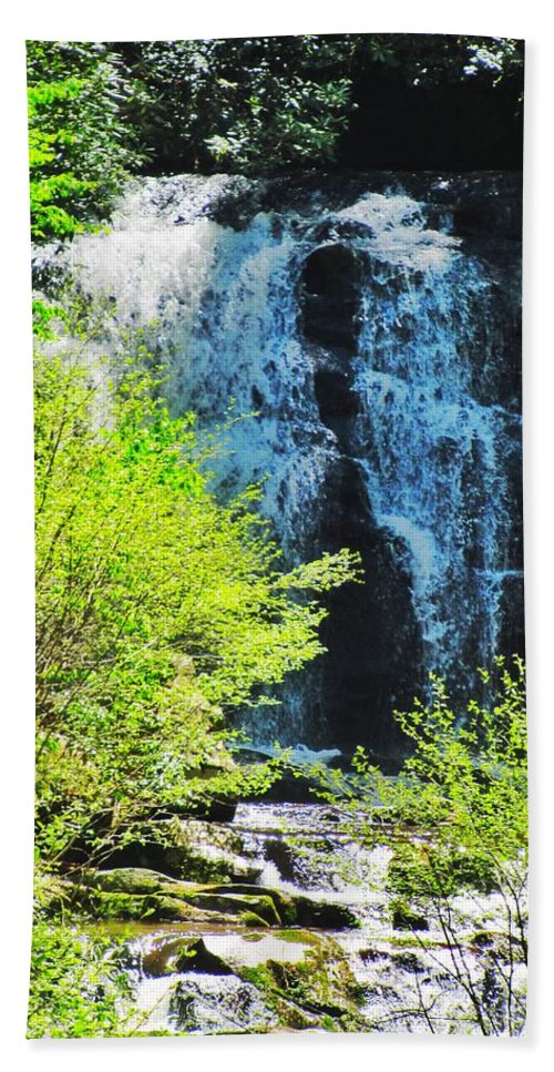 Roaring Fork Waterfall - Beach Towel