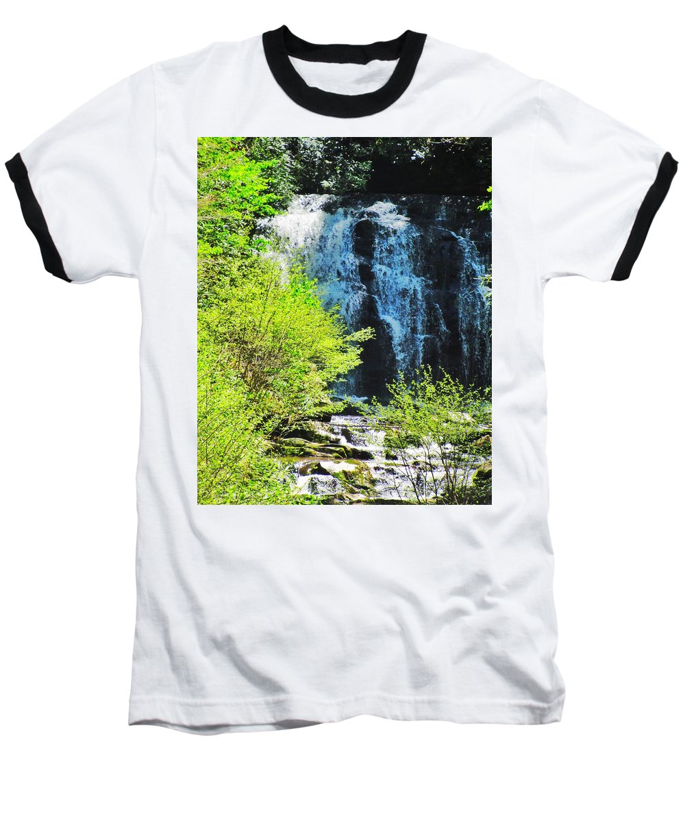 Roaring Fork Waterfall - Baseball T-Shirt