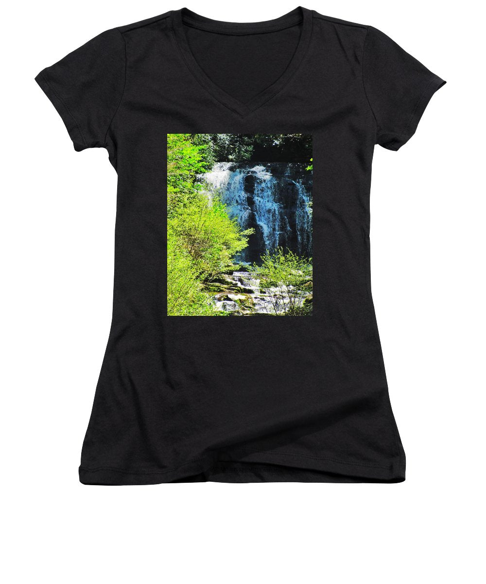 Roaring Fork Waterfall - Women's V-Neck