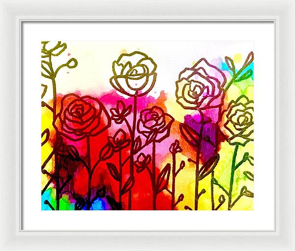 Rose Garden  - Framed Print