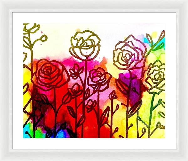 Rose Garden  - Framed Print