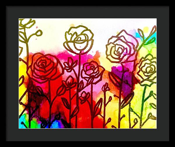 Rose Garden  - Framed Print