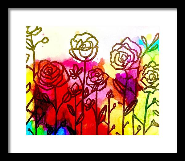 Rose Garden  - Framed Print