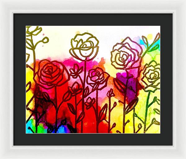 Rose Garden  - Framed Print