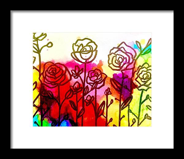 Rose Garden  - Framed Print