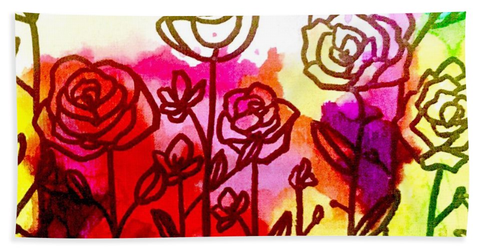 Rose Garden  - Bath Towel