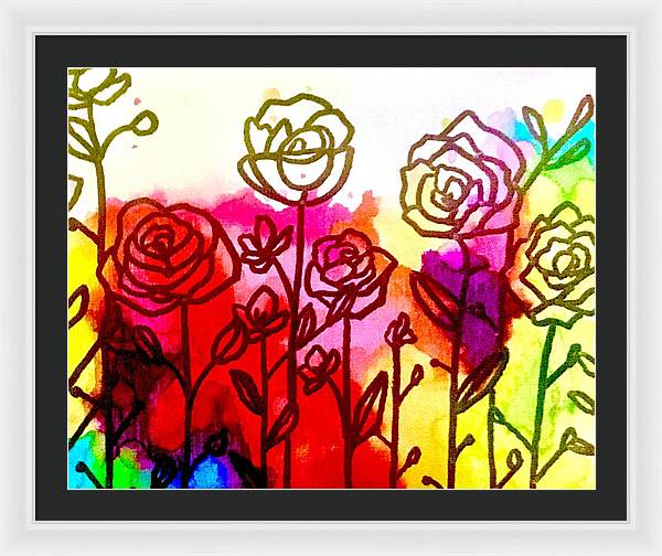 Rose Garden  - Framed Print