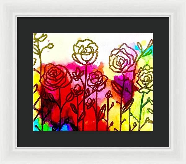 Rose Garden  - Framed Print