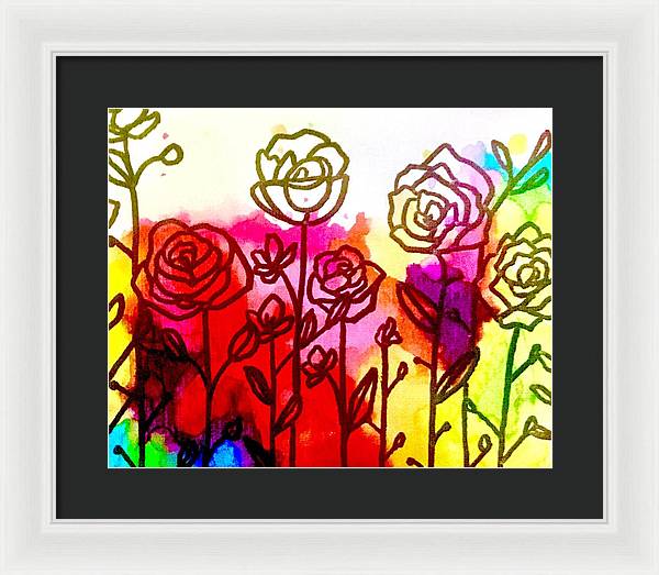 Rose Garden  - Framed Print