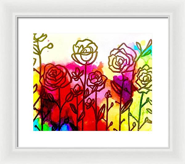 Rose Garden  - Framed Print