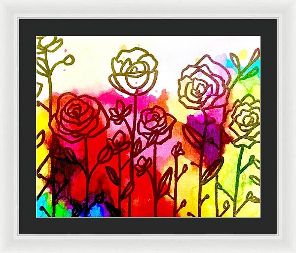 Rose Garden  - Framed Print