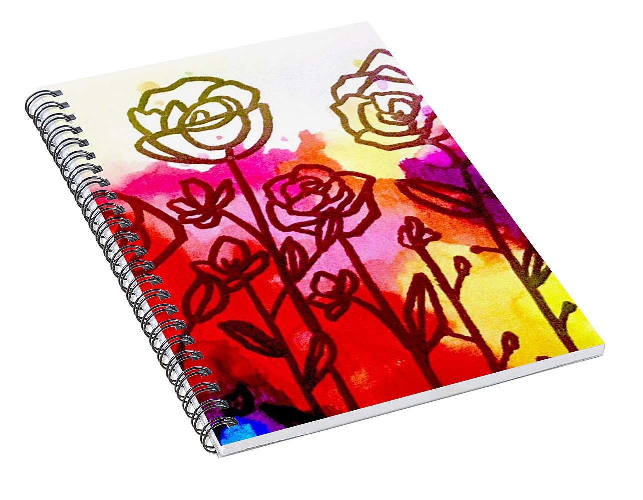 Rose Garden  - Spiral Notebook