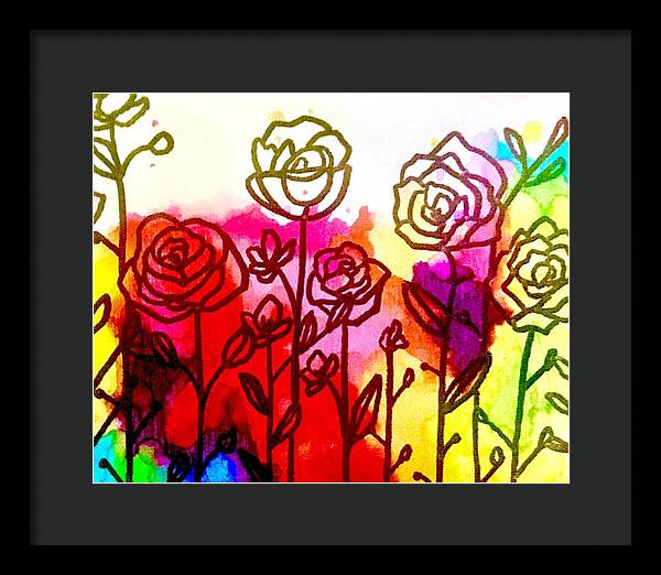 Rose Garden  - Framed Print