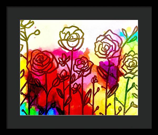 Rose Garden  - Framed Print