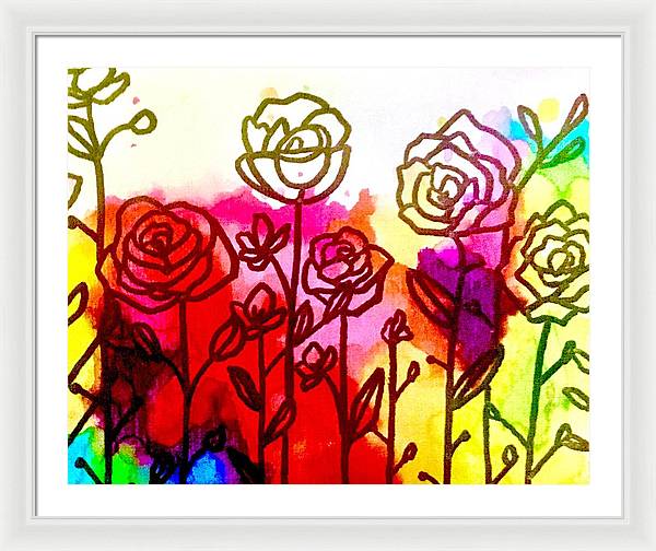 Rose Garden  - Framed Print