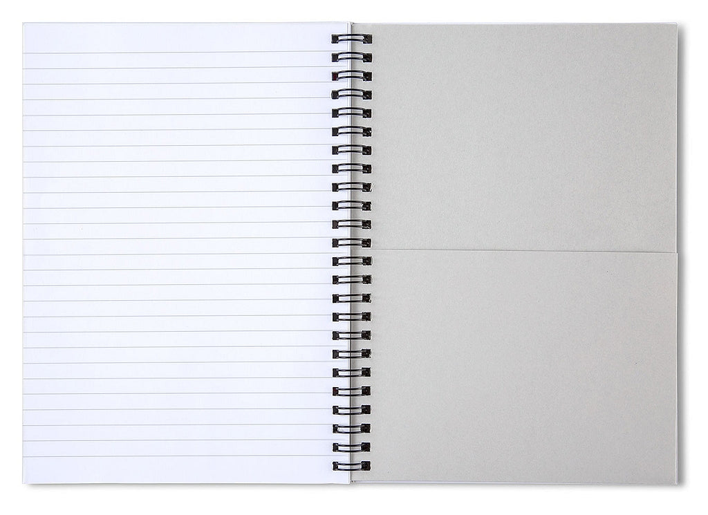 White Iris - Spiral Notebook