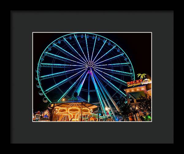 The Island Wheel Color - Framed Print