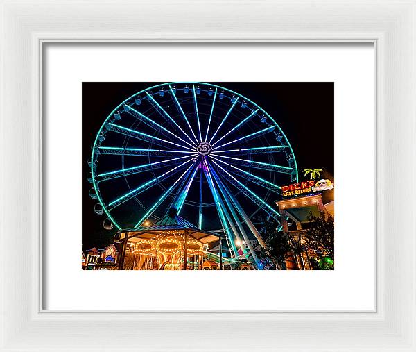 The Island Wheel Color - Framed Print