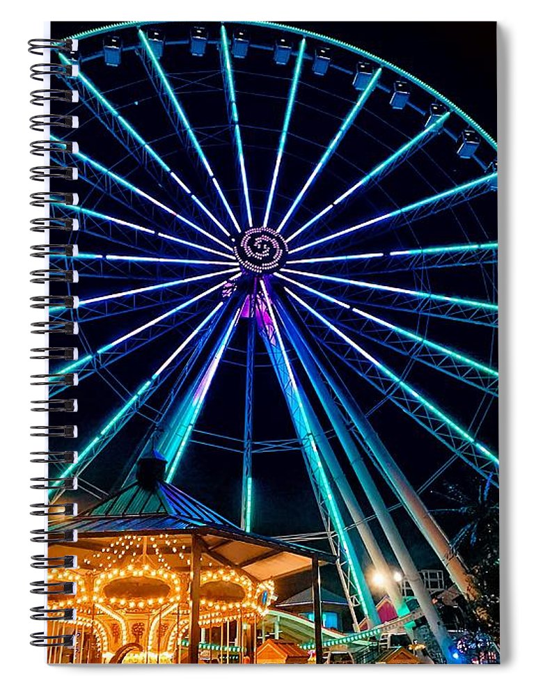 The Island Wheel Color - Spiral Notebook