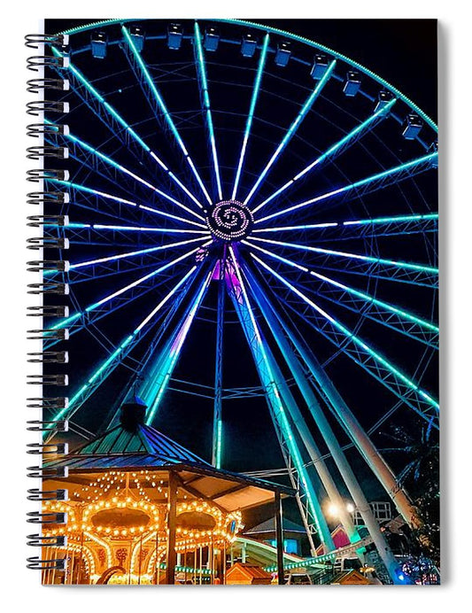 The Island Wheel Color - Spiral Notebook