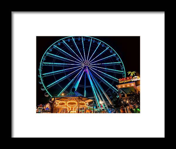 The Island Wheel Color - Framed Print