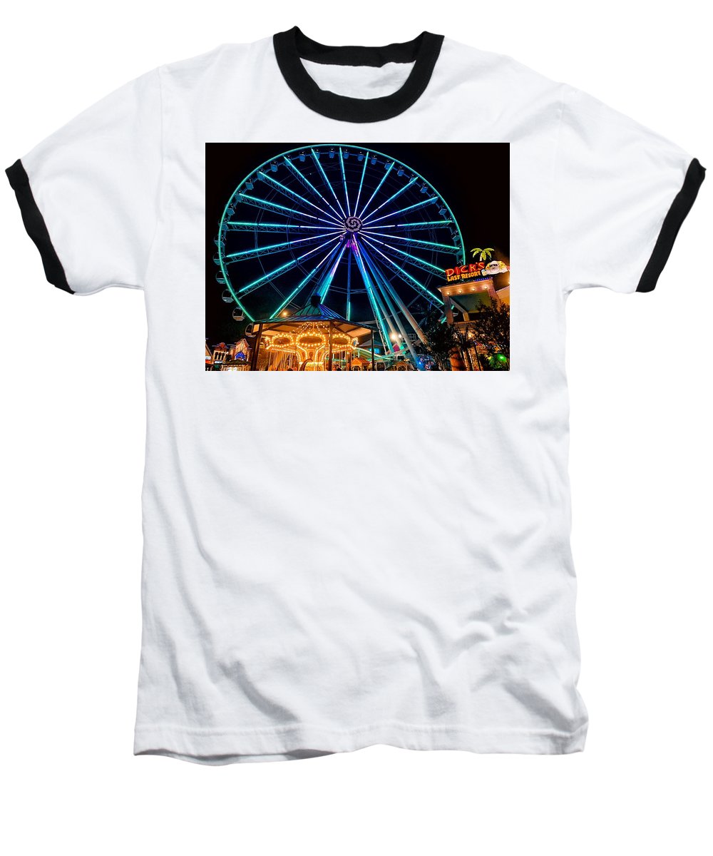 The Island Wheel Color - Baseball T-Shirt