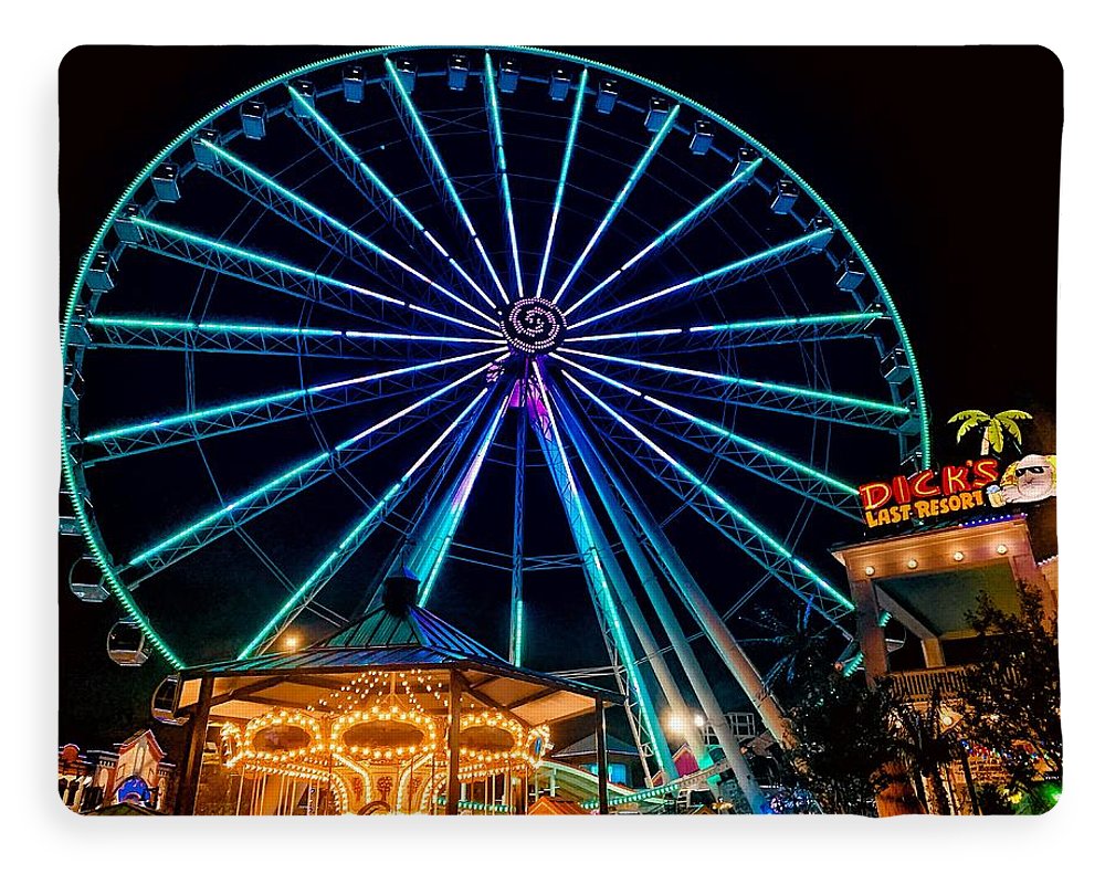The Island Wheel Color - Blanket