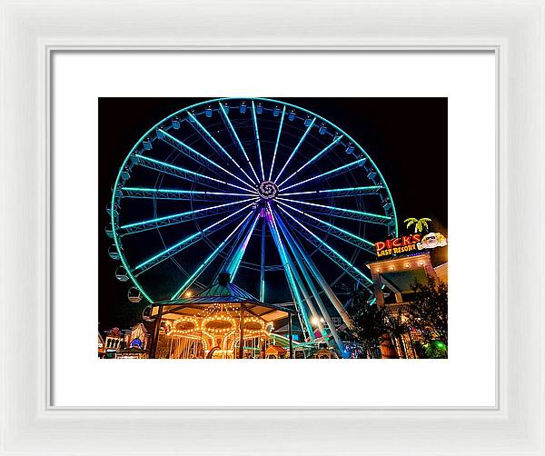 The Island Wheel Color - Framed Print