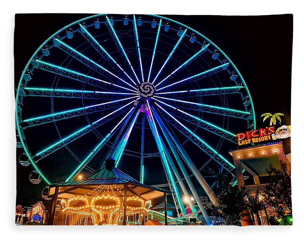 The Island Wheel Color - Blanket