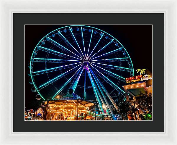 The Island Wheel Color - Framed Print