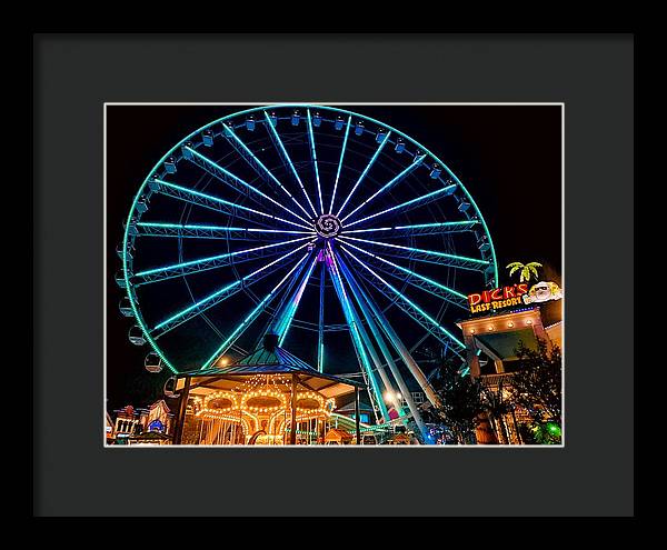 The Island Wheel Color - Framed Print