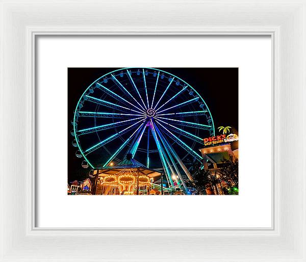 The Island Wheel Color - Framed Print